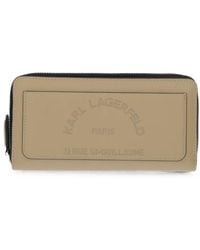 KARL LAGERFELD - K/Daily Logo-Print Wallet - Lyst