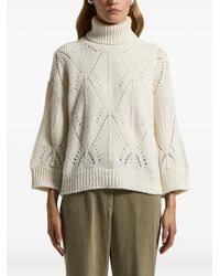 Peserico - Roll-Neck Sweater - Lyst
