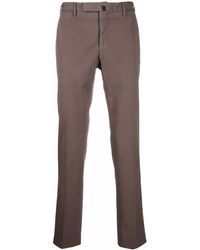 Incotex - Tailored-Cut Cotton Trousers - Lyst