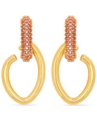 Oscar de la Renta - Pavé O Drop Earrings - Lyst