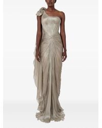 IRIS SERBAN - Robe Longue Lissa À Une Épaule - Lyst