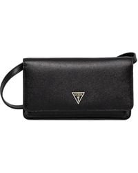 Guess - Logo-plaque Clutch Bag - Lyst