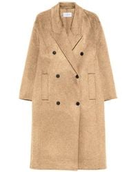 The Dynamis Studio - Double-Breasted Notched-Lapels Coat - Lyst