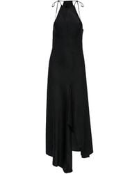 Victoria Beckham - Robe Mi-Longue À Ourlet Asymétrique Et Dos Nu - Lyst