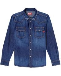 DIESEL - D-Vega Denim Shirt - Lyst