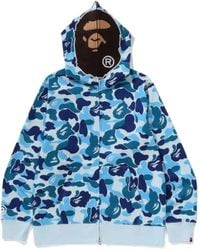 A Bathing Ape - Camouflage-Print Hoodie - Lyst