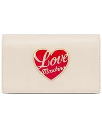 Love Moschino - ハートプレート クラッチバッグ - Lyst