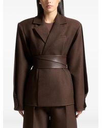 Manière De Voir - Marie ツイストスリーブ テーラードジャケット - Lyst