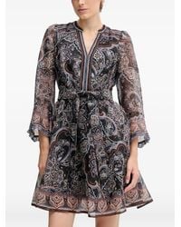 Hale Bob - Artemis V-Neck Mini Dress - Lyst