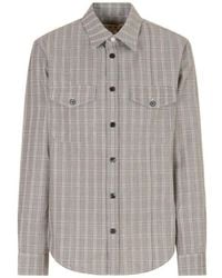 Marni - Wool Shirt With Tartan Check - Lyst