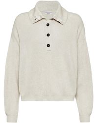 Brunello Cucinelli - Vanisé ニットポロシャツ - Lyst