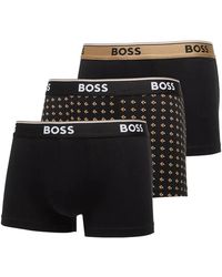 HUGO - Logo Boxer Briefs (Set Of Three) - Lyst