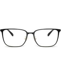 COACH - Square-Frame Titanium Glasses - Lyst