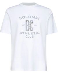 Brunello Cucinelli - Jersey Printed Crewneck T-Shirt - Lyst