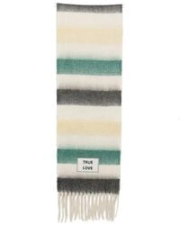 Verb to Do - Striped Fringed Scarf - Lyst