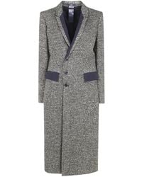 SAPIO - Lame Metallic Bouclé-Knit Coat - Lyst