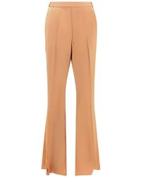 Mes Demoiselles - Elasticated-Waist Flared Trousers - Lyst