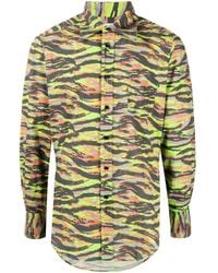 ERL - Zebra-Print Cotton Shirt - Lyst