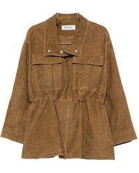Rohe - Drawstring-Waist High-Neck Jacket - Lyst