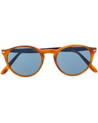 Persol Occhiali da sole tondi - Marrone