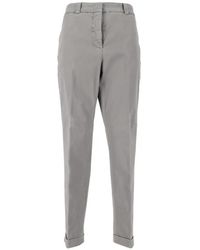 Peserico - Turn-Up Cuff Trousers - Lyst