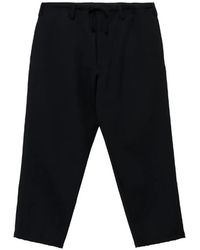Yohji Yamamoto - Re Army Gaberdine Standart Drawstring-Waist Trousers - Lyst
