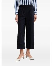 Joseph Ribkoff - Pleated Cropped Trousers - Lyst