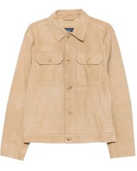 Polo Ralph Lauren - Suede Button-Up Jacket - Lyst