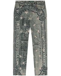 DENIM TEARS - C.R.E.A.M. Graphic-Print Jeans - Lyst