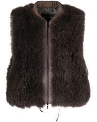 Fabiana Filippi - Shearling Zip-Up Gilet - Lyst