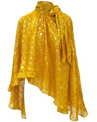 ‎Taller Marmo - Stevie Jacquard-Effect Blouse - Lyst