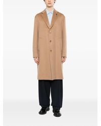 Lardini - Single-Breasted Notched-Lapel Coat - Lyst