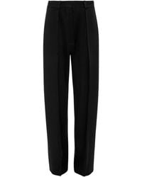 Victoria Beckham - Pleated Wide-leg Trousers - Lyst