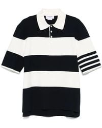 Thom Browne - Gestreepte Polo - Lyst