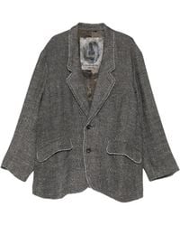 Ziggy Chen - Veste À Simple Boutonnage Et Bords Francs - Lyst