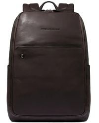 Piquadro - Leather Backpack - Lyst