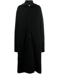 Yohji Yamamoto - Fine-knit Ankle-length Coat - Lyst
