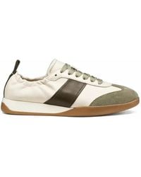 Geox - Maryemy Suede-Panelled Leather Sneakers - Lyst
