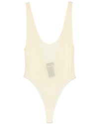 Wardrobe NYC - Sheer Tank Bodysuit - Lyst