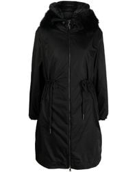 Moncler - Logo-patch Padded Coat - Lyst
