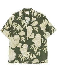 Altea - Floral-Print Short-Sleeve Shirt - Lyst