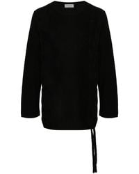 Yohji Yamamoto - Maglione Con Dettaglio Intrecciato - Lyst