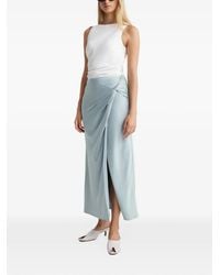 Anna Quan - Avery Twist-Detail Skirt - Lyst
