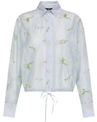 Seventy - Embroidered Long-Sleeve Shirt - Lyst