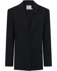 Christopher Esber - Padded-Shoulder Single-Button Blazer - Lyst