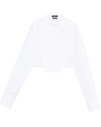 Tom Ford - Bib Cropped Shirt - Lyst