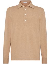 Brunello Cucinelli - カシミア ポロシャツ - Lyst