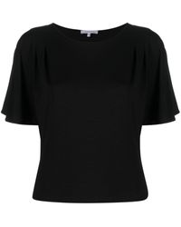 Patrizia Pepe - T-Shirt mit U-Boot-Ausschnitt - Lyst