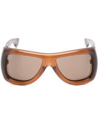 Saint Laurent - Howl Rectangle-Frame Sunglasses - Lyst