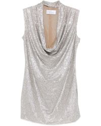 GIUSEPPE DI MORABITO - Cowl-Neck Mini Dress - Lyst